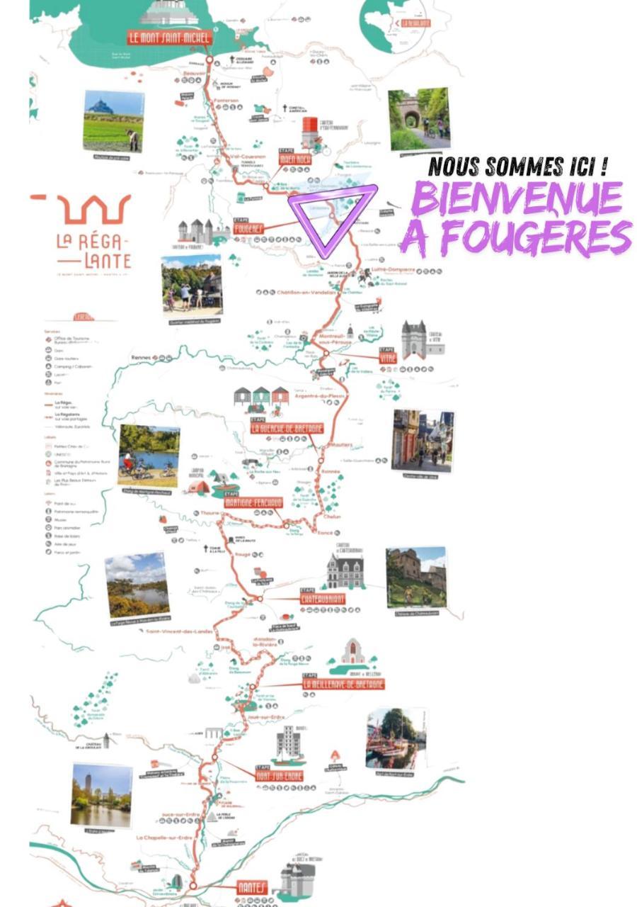 L'Ecrin Medieval Fougères Zewnętrze zdjęcie